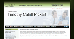 Desktop Screenshot of pickartlaw.com